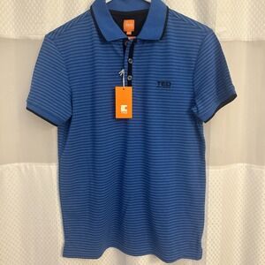 Ted Lapidus Small Polo Blue NWT Custom Fit